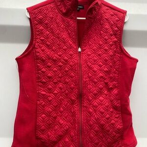 Red Quilted Women's Vest